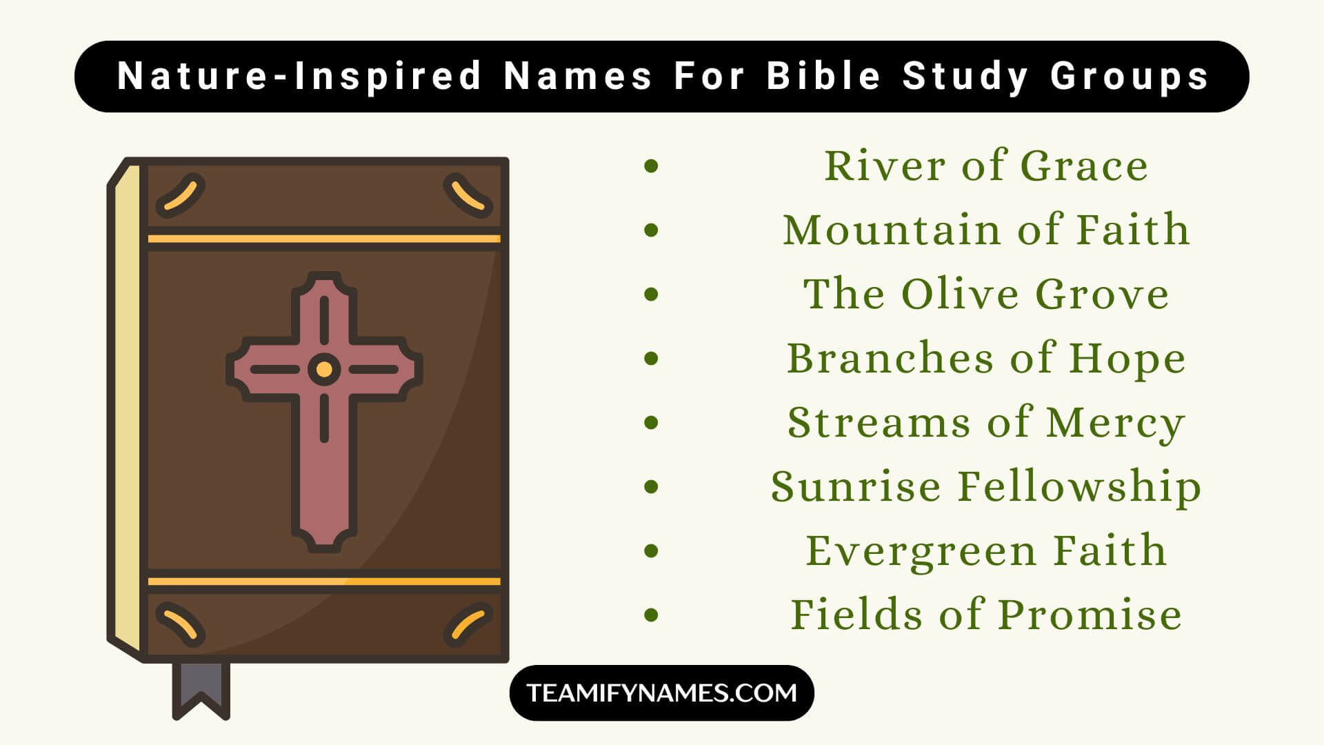Nature-Inspired Names For Bible Study Groups