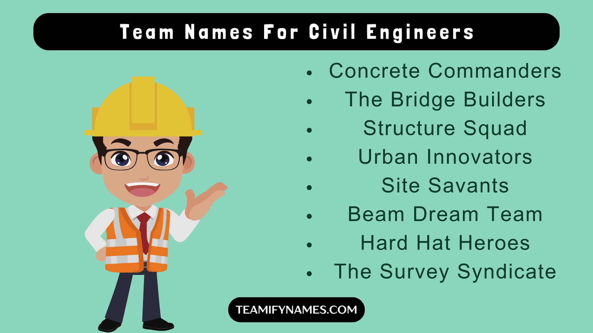 Team Names For Civil Engineers