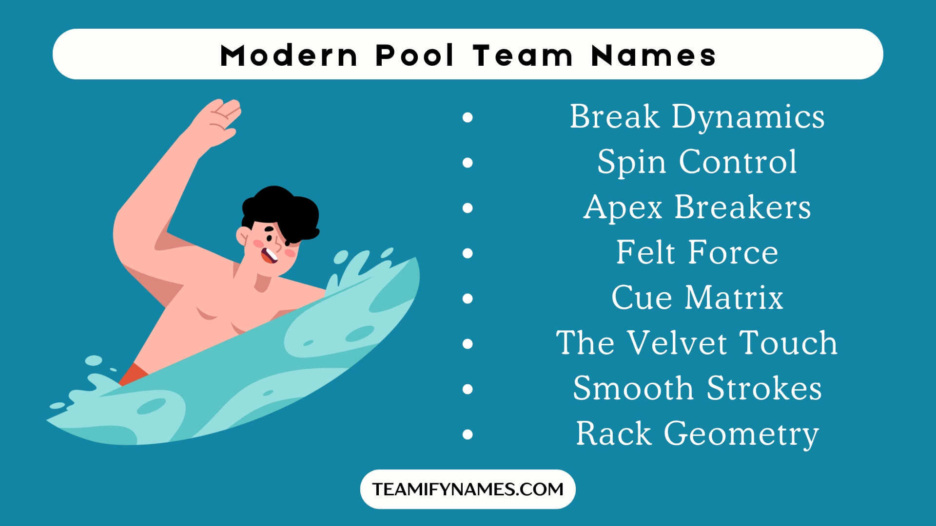 Modern Pool Team Names