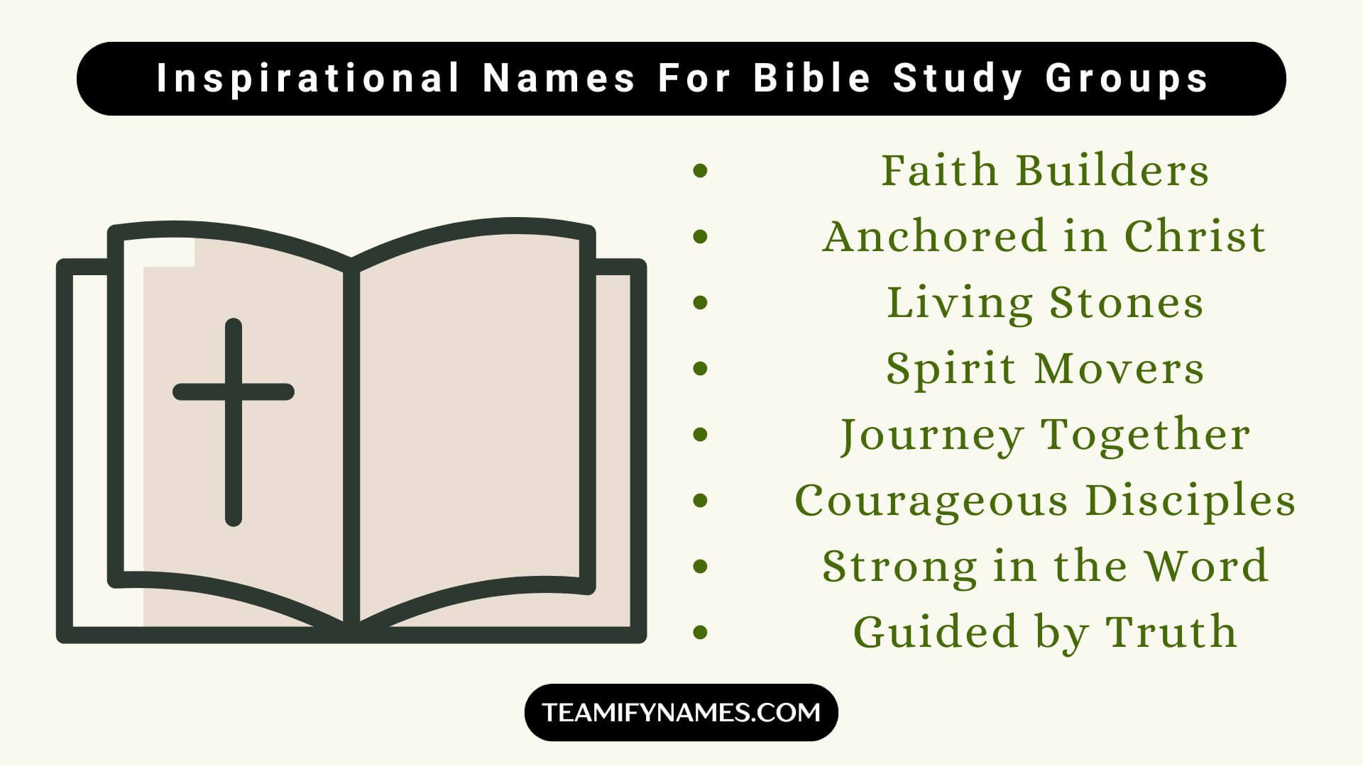 Inspirational Names For Bible Study Groups