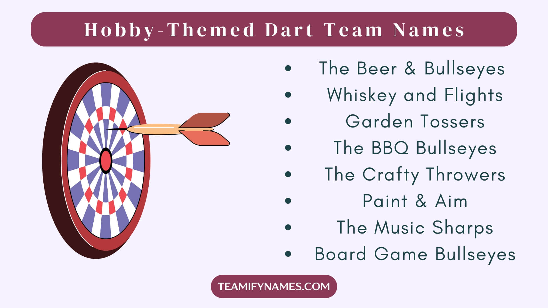 Hobby-Themed Dart Team Names