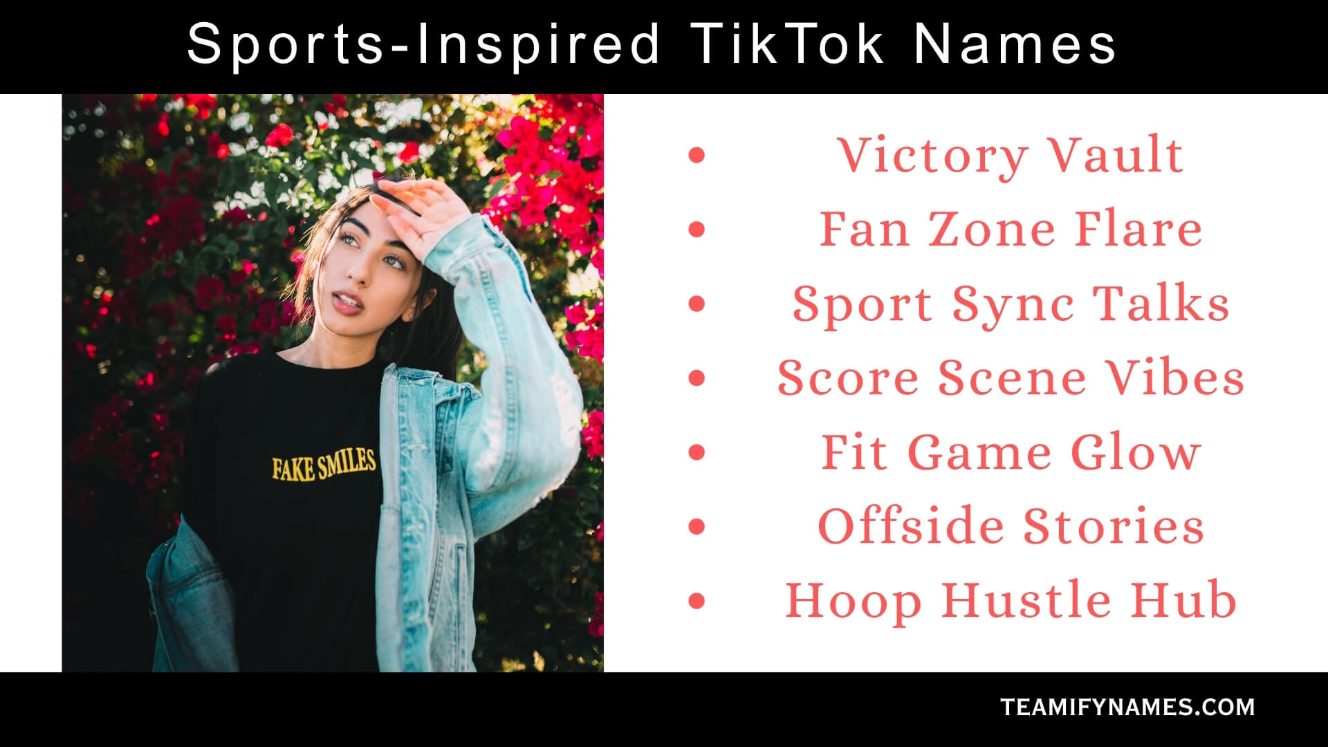Sports-Inspired TikTok Names