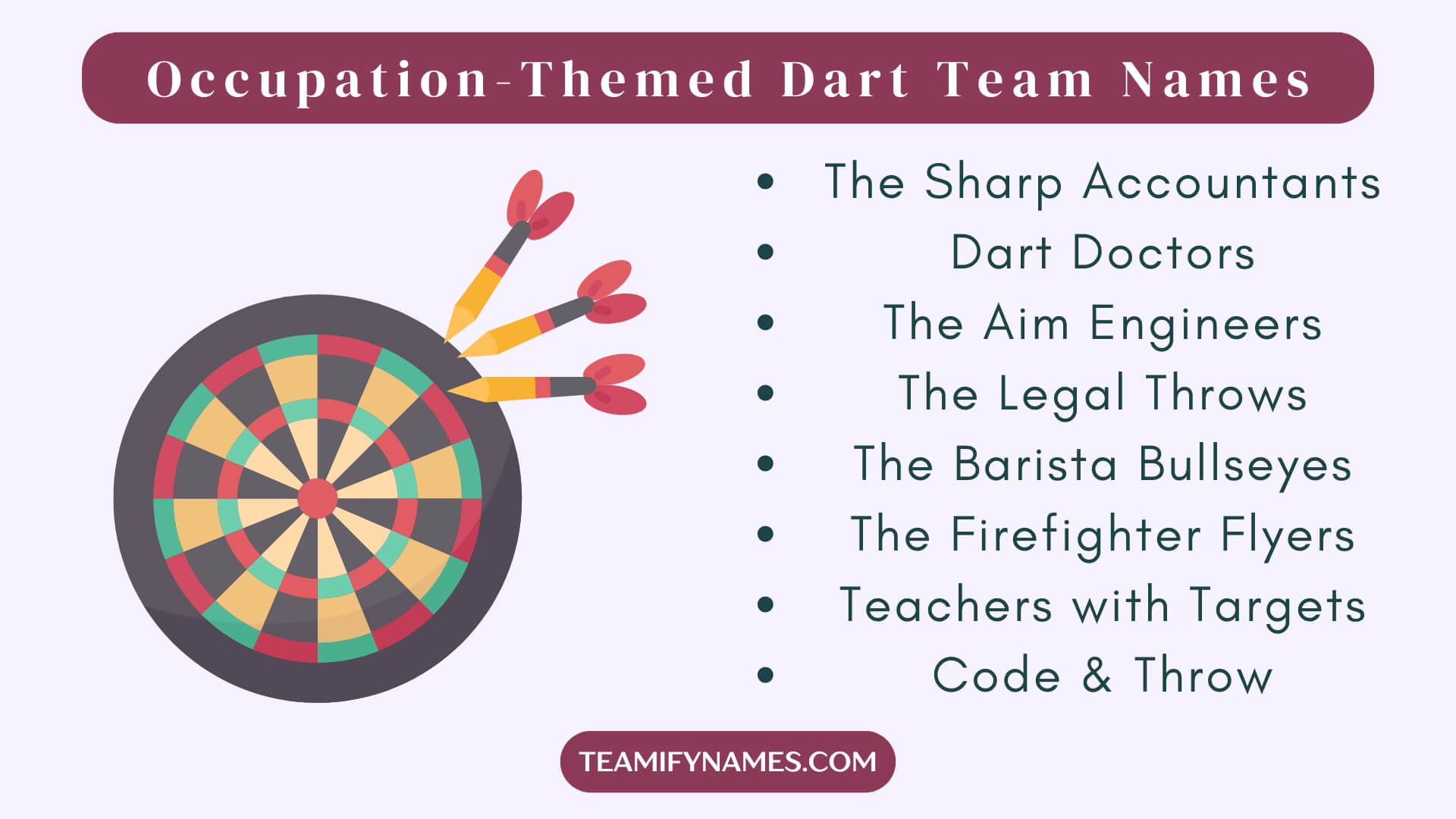Occupation-Themed Dart Team Names