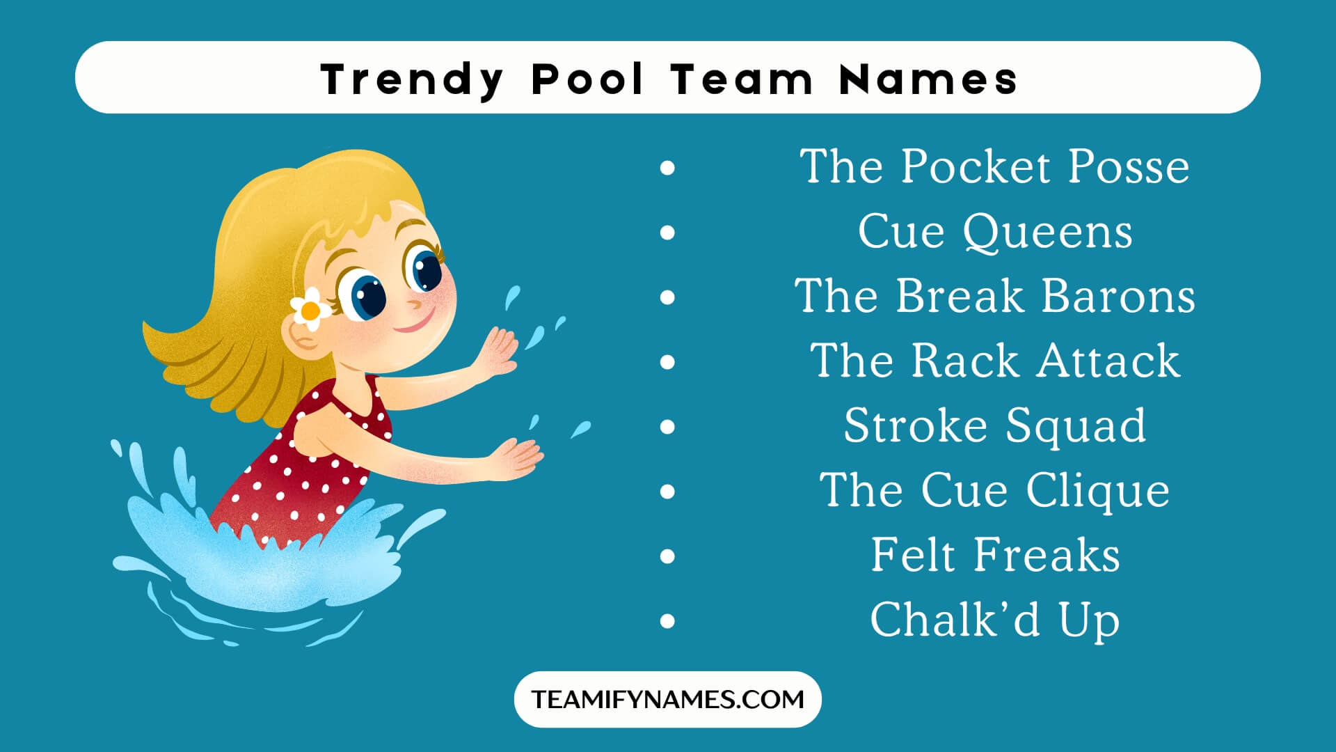 Trendy Pool Team Names