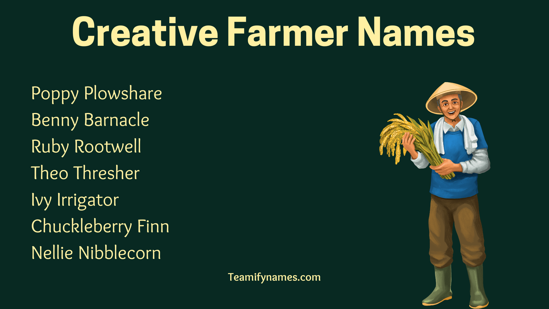 Creative Farmer Names