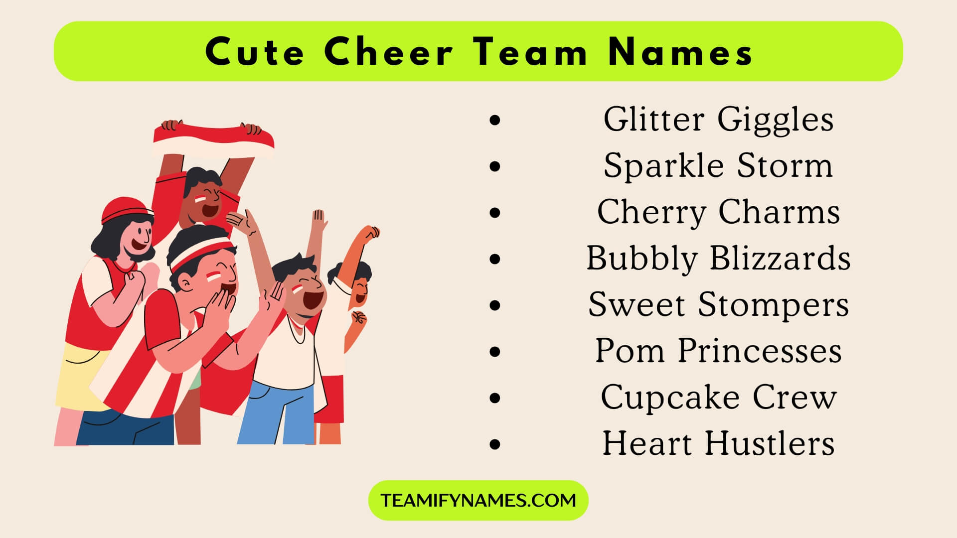 Cute Cheer Team Names
