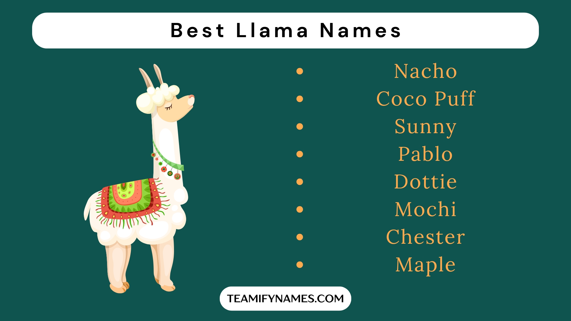 Best Llama Names