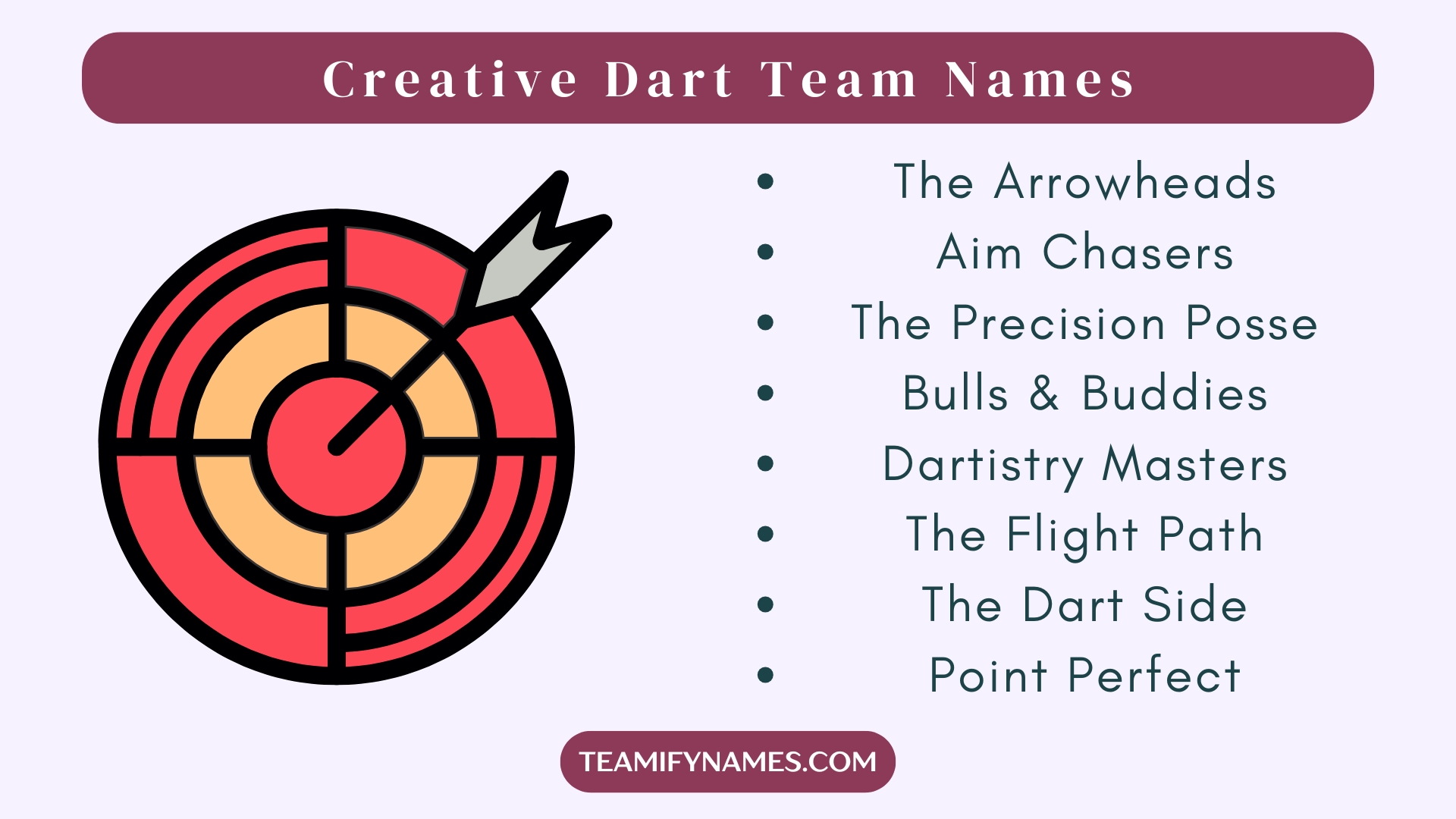 Creative Dart Team Names