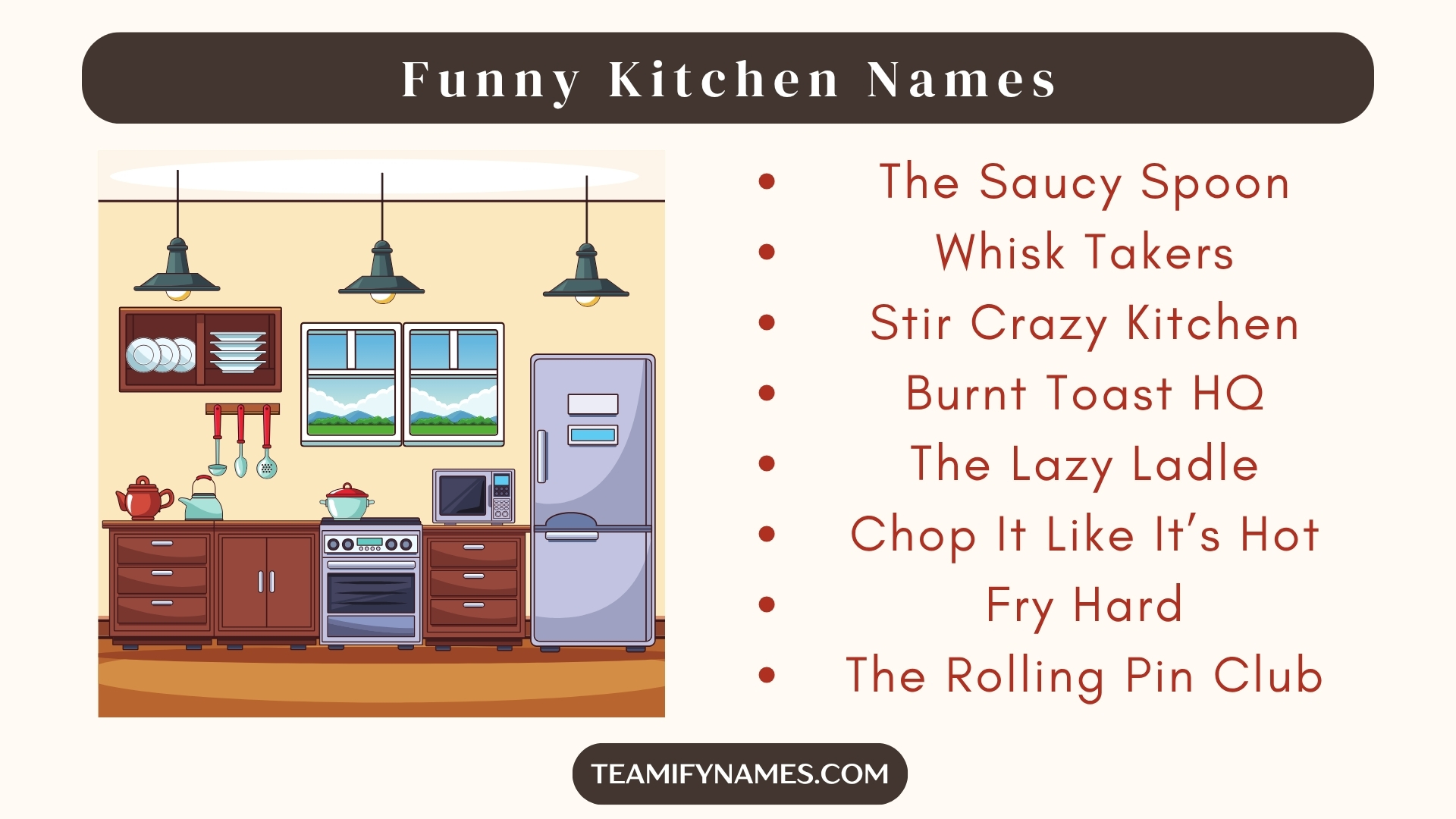 Funny Kitchen Names