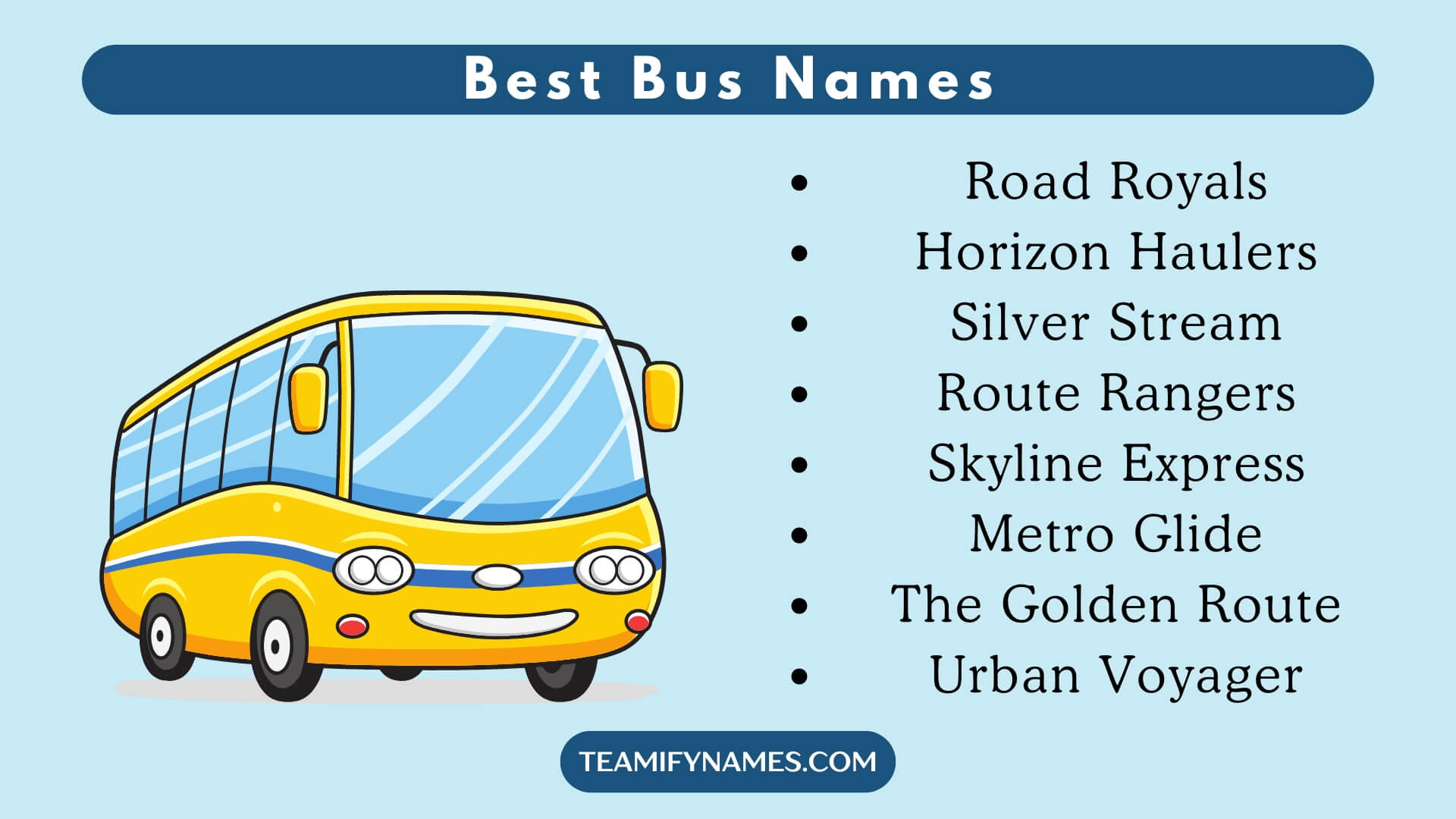 Best Bus Names