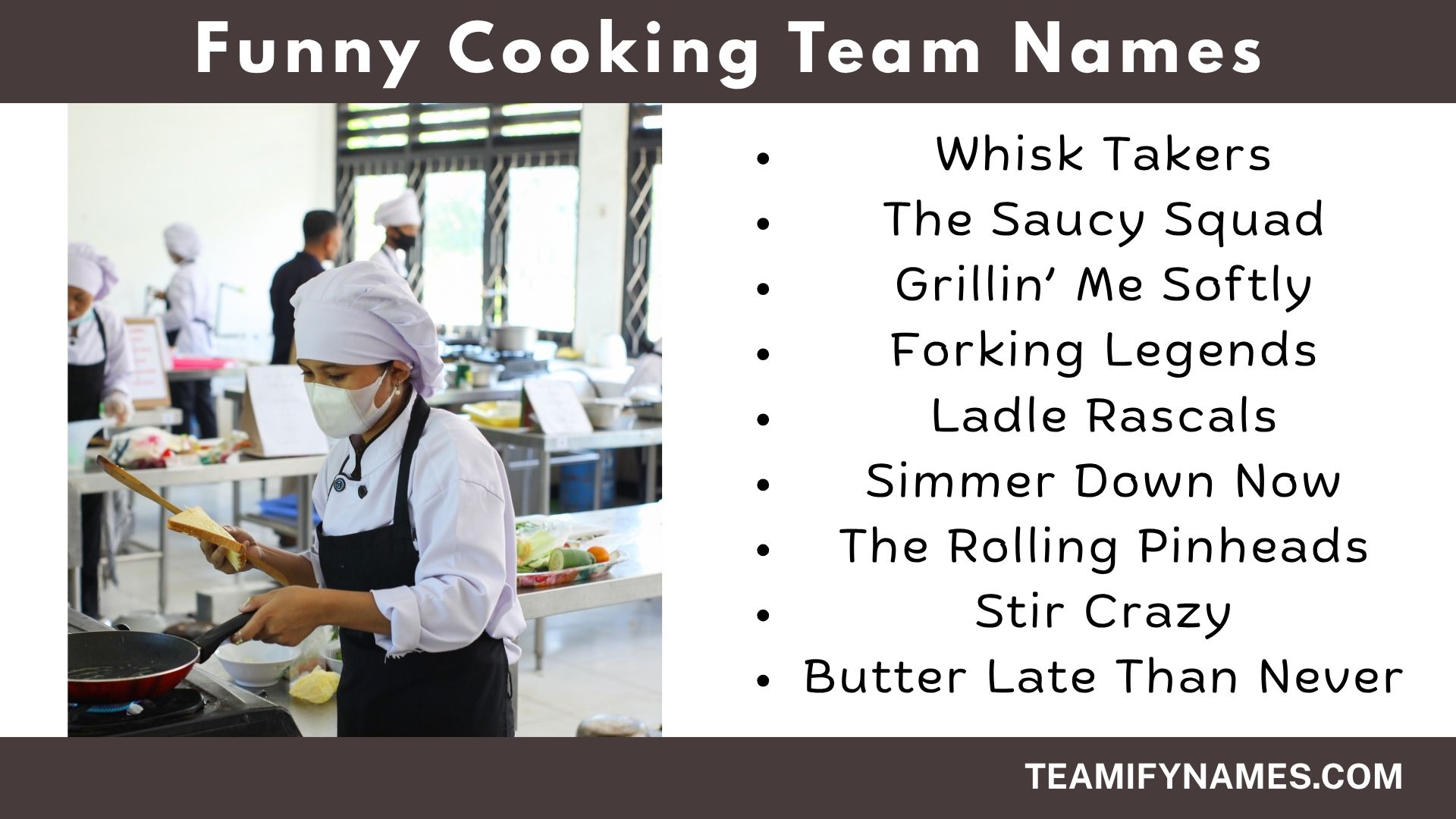 Funny Cooking Team Names