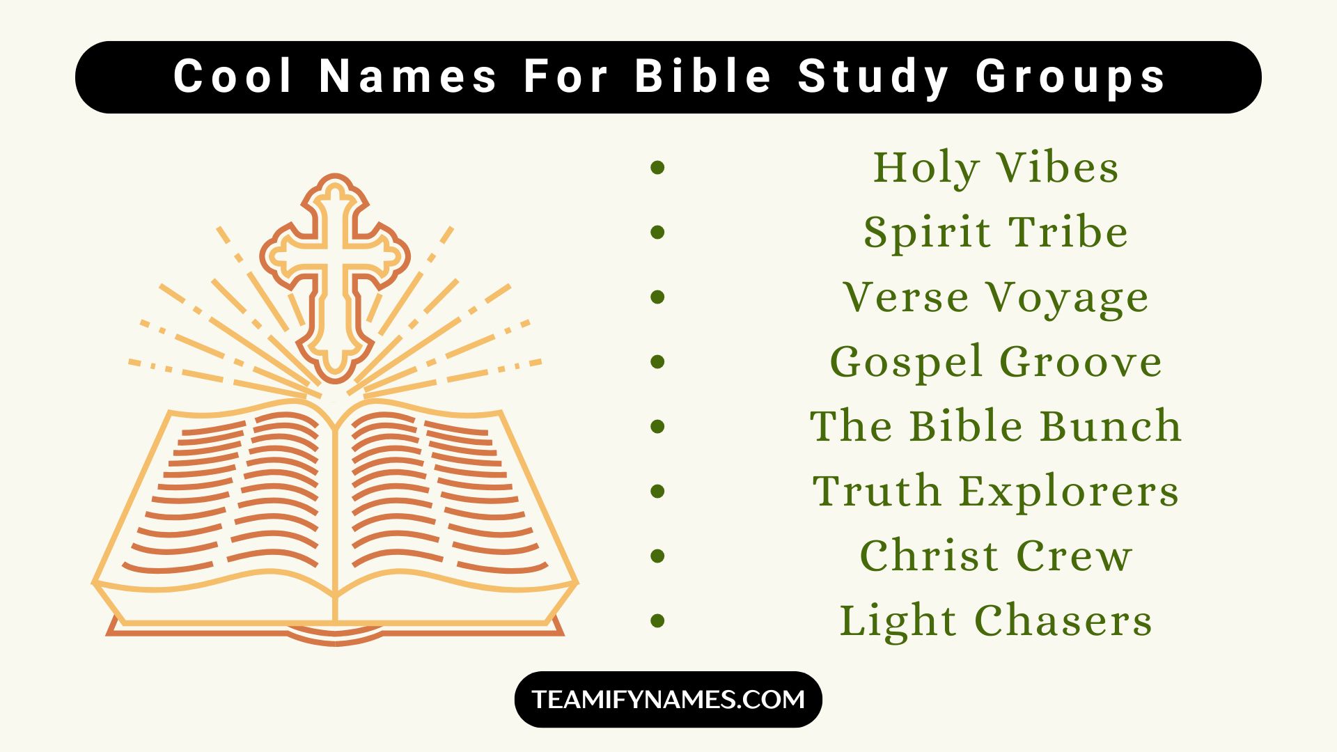 Cool Names For Bible Study Groups