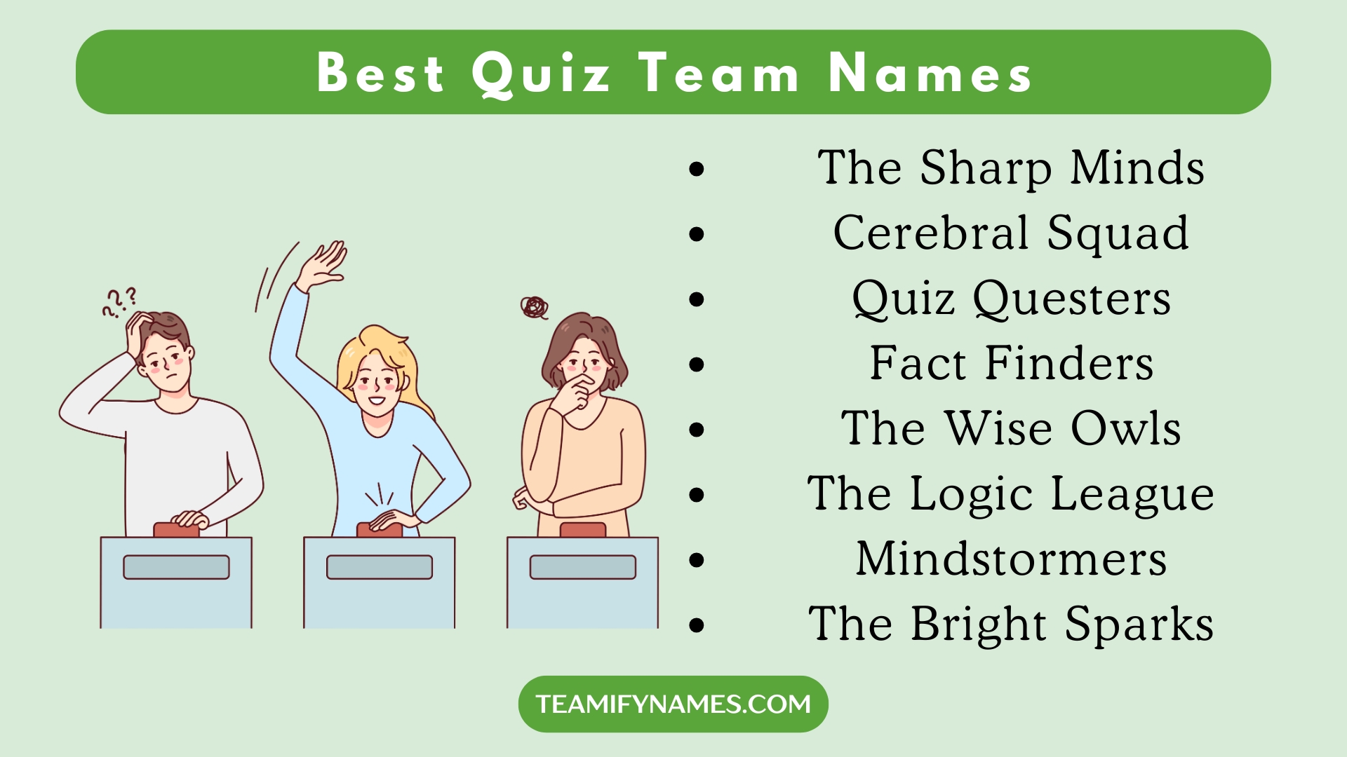 Best Quiz Team Names