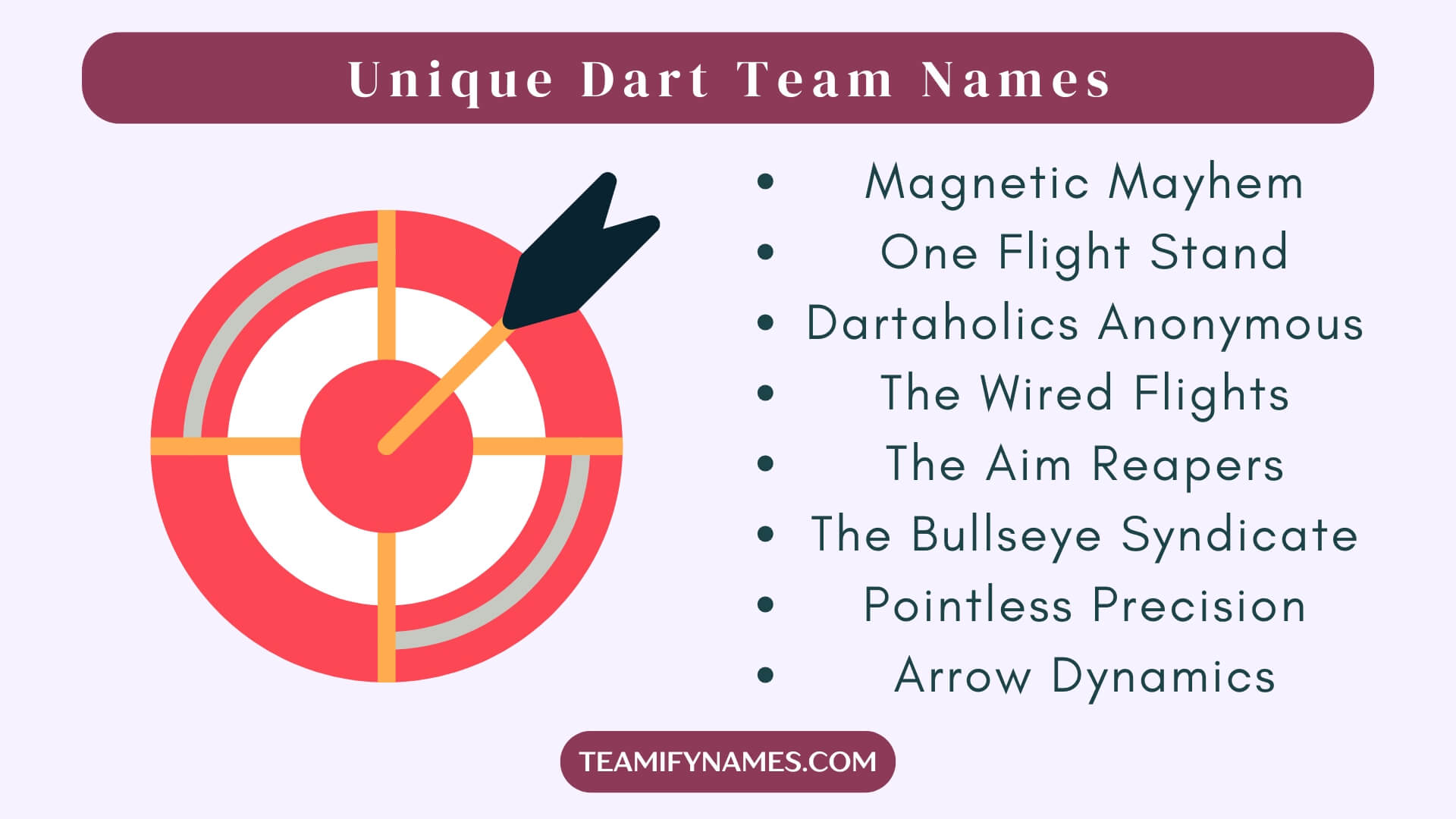 Unique Dart Team Names