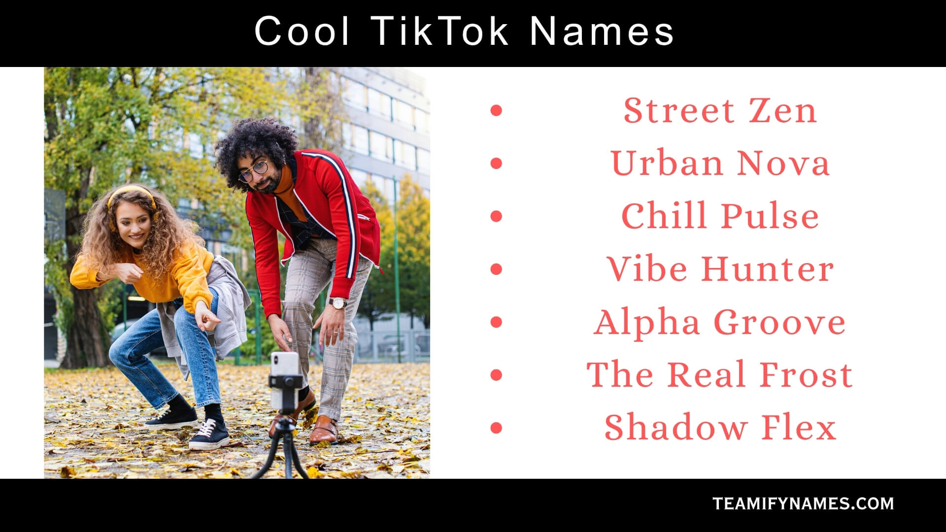 Cool TikTok Names