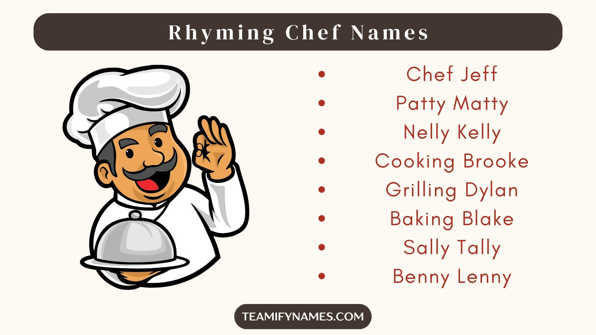 Rhyming Chef Names