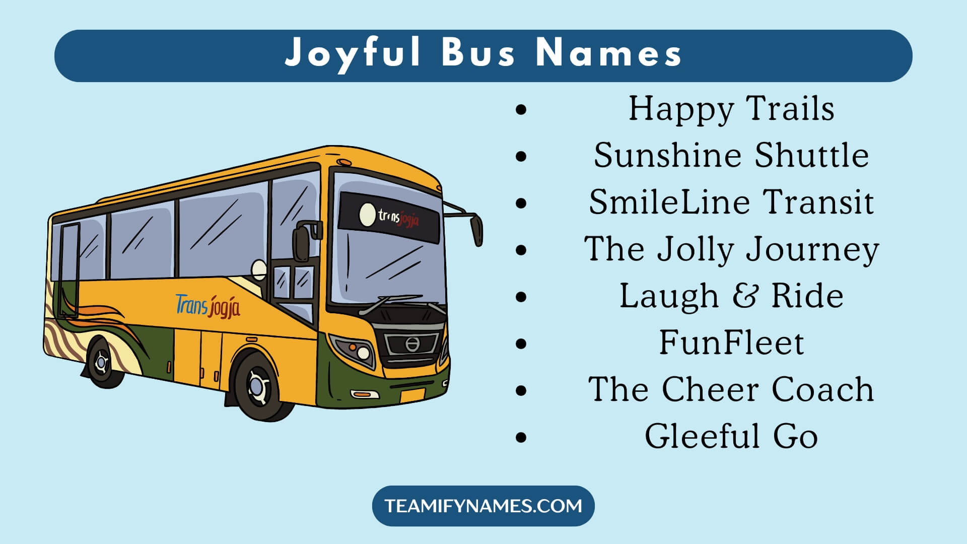 Joyful Bus Names