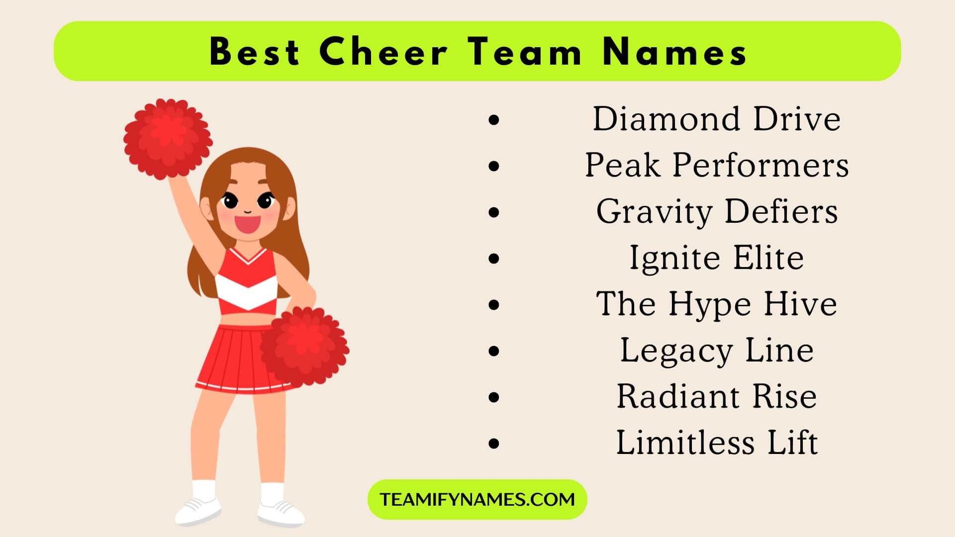 Best Cheer Team Names