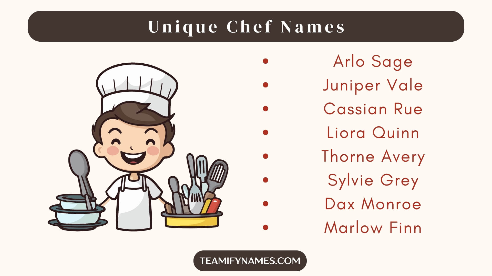 Unique Chef Names