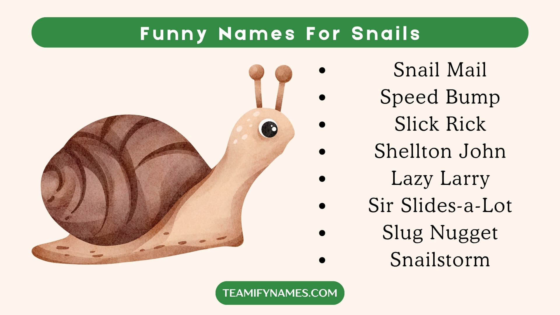 Funny Names For Snails