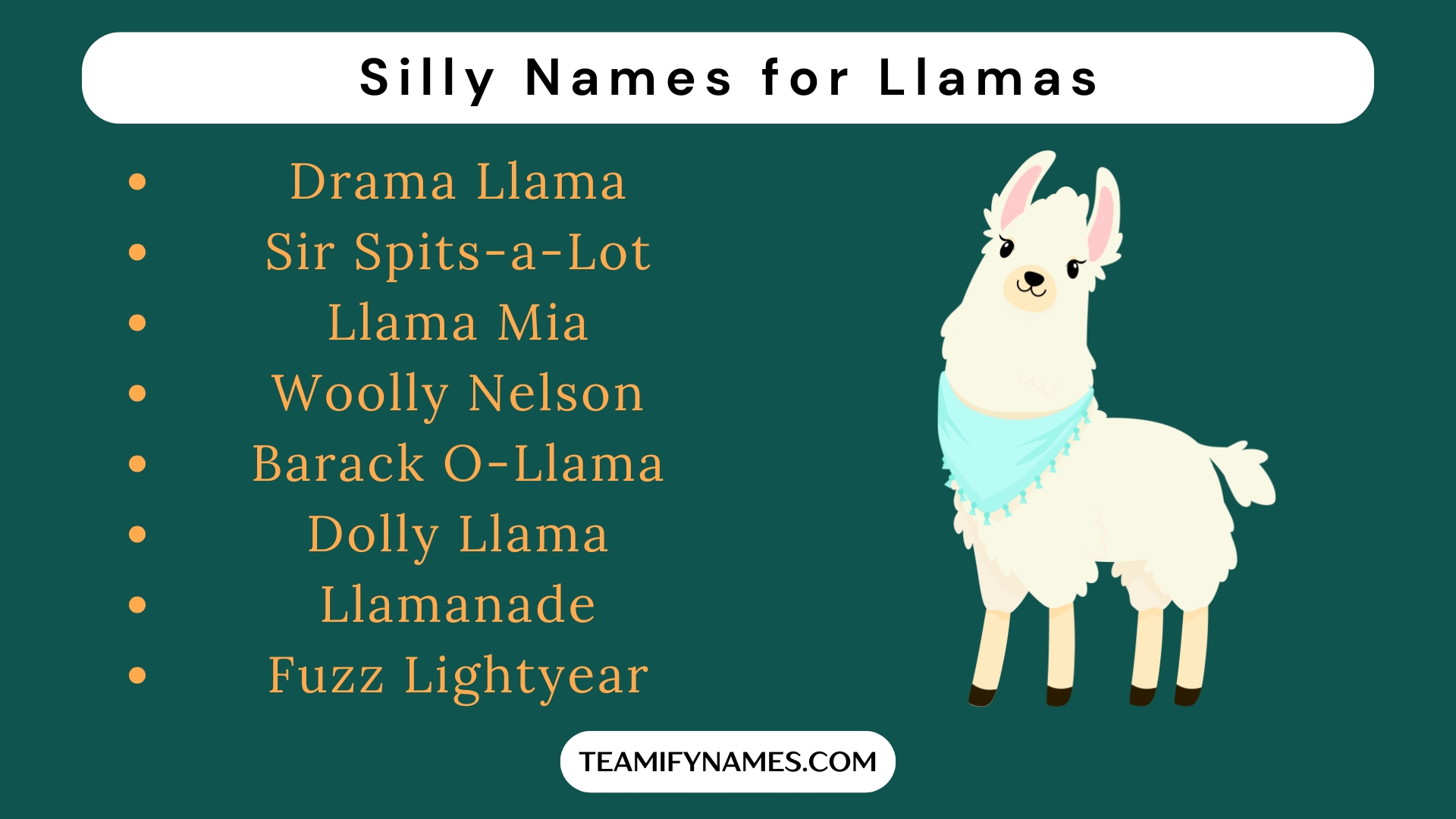 Silly Names for Llamas