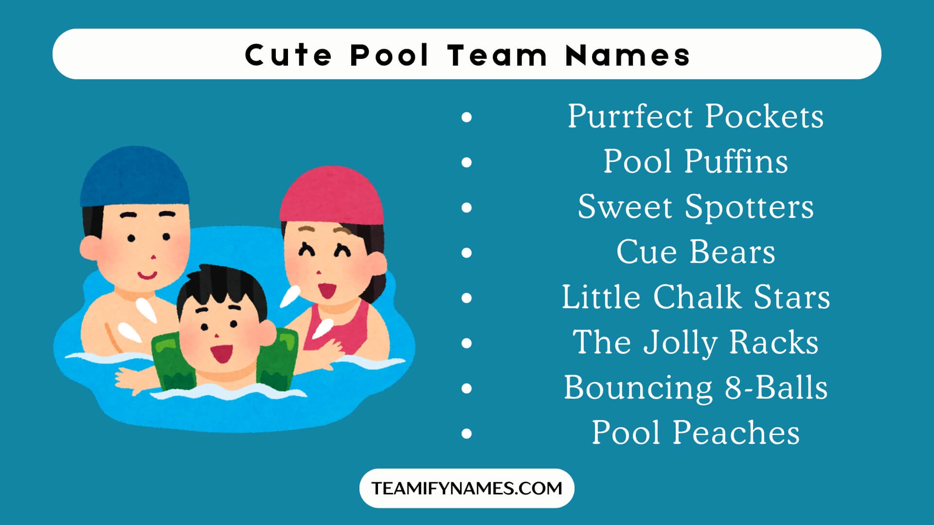 Cute Pool Team Names