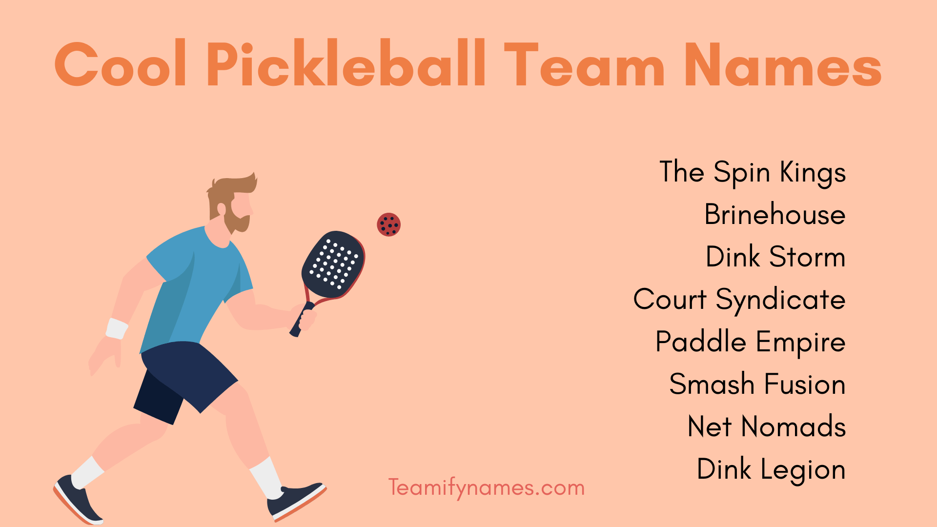 Cool Pickleball Team Names