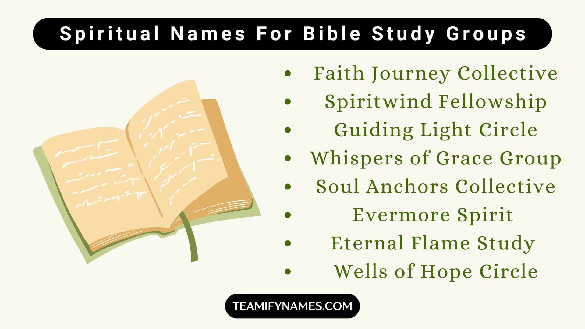 Spiritual Names For Bible Study Groups