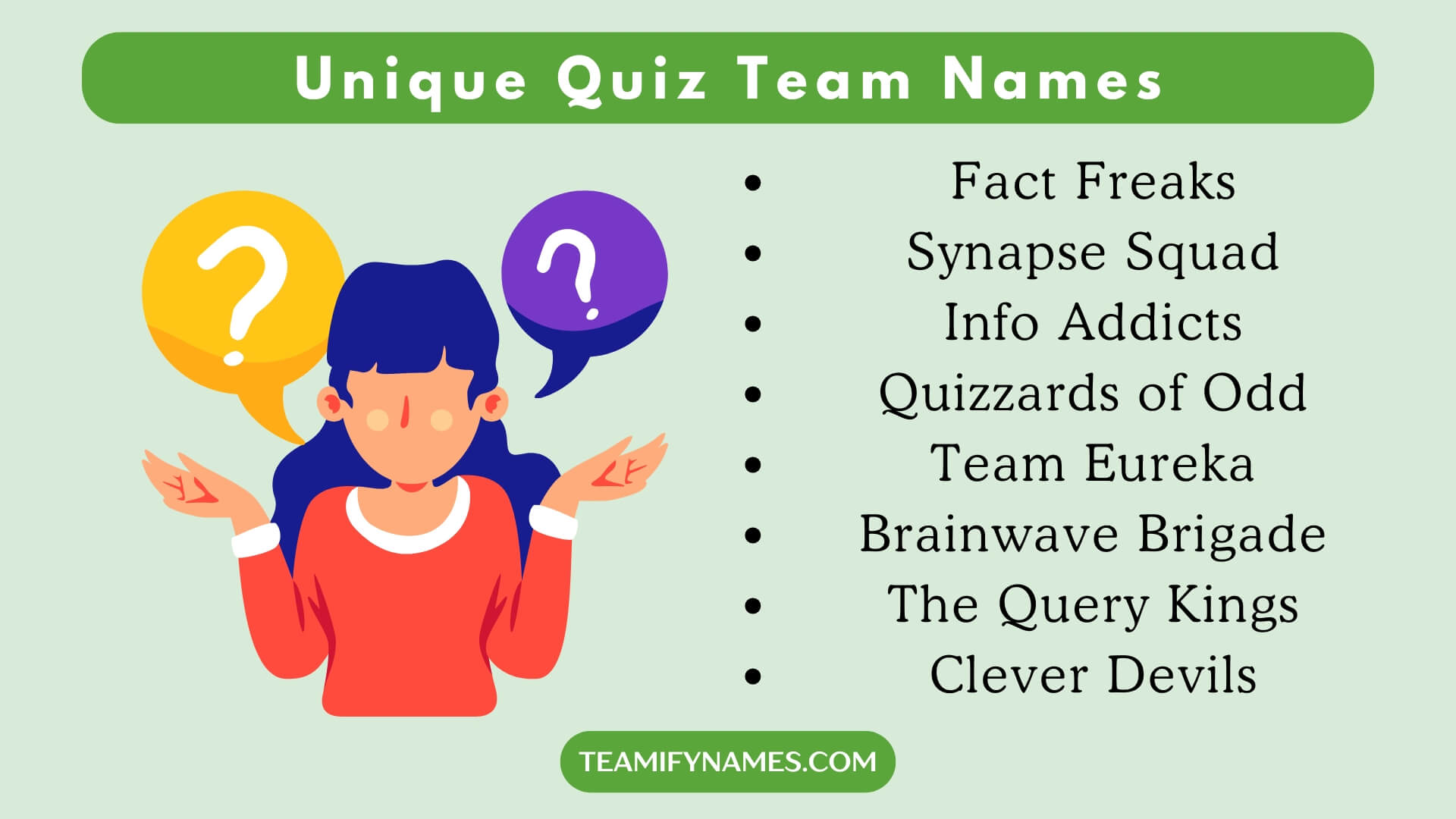 Unique Quiz Team Names