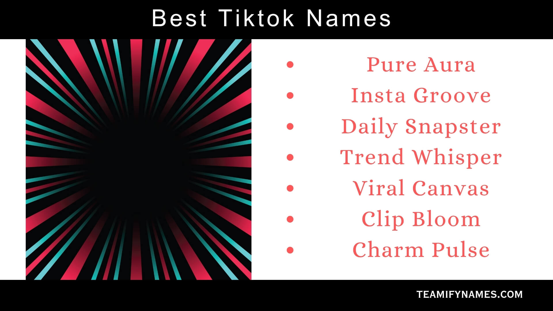 Best Tiktok Names
