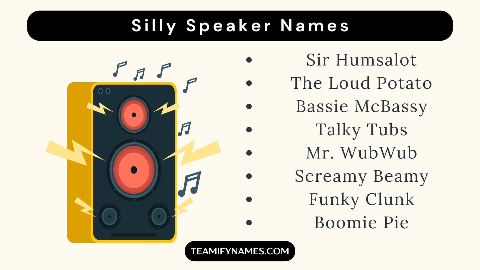 Silly Speaker Names