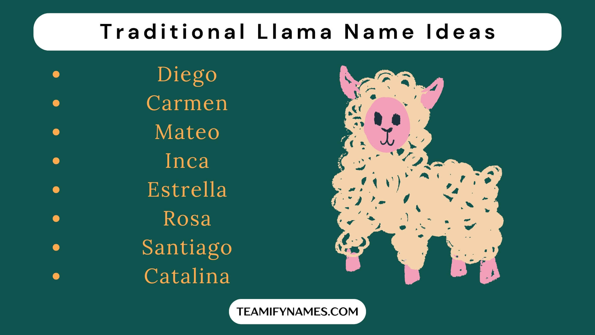 Traditional Llama Name Ideas