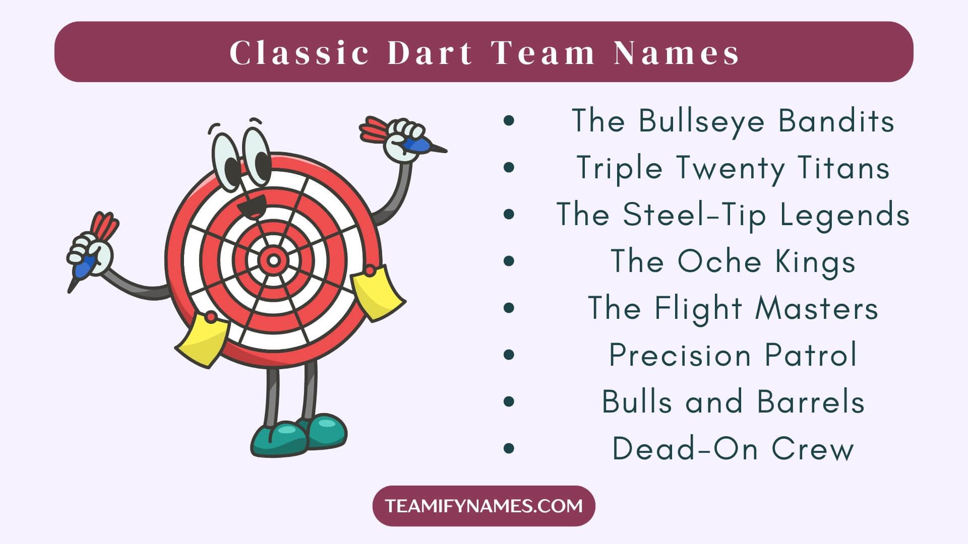Classic Dart Team Names