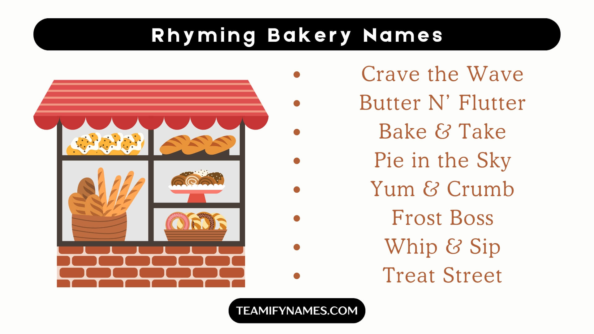 Rhyming Bakery Names