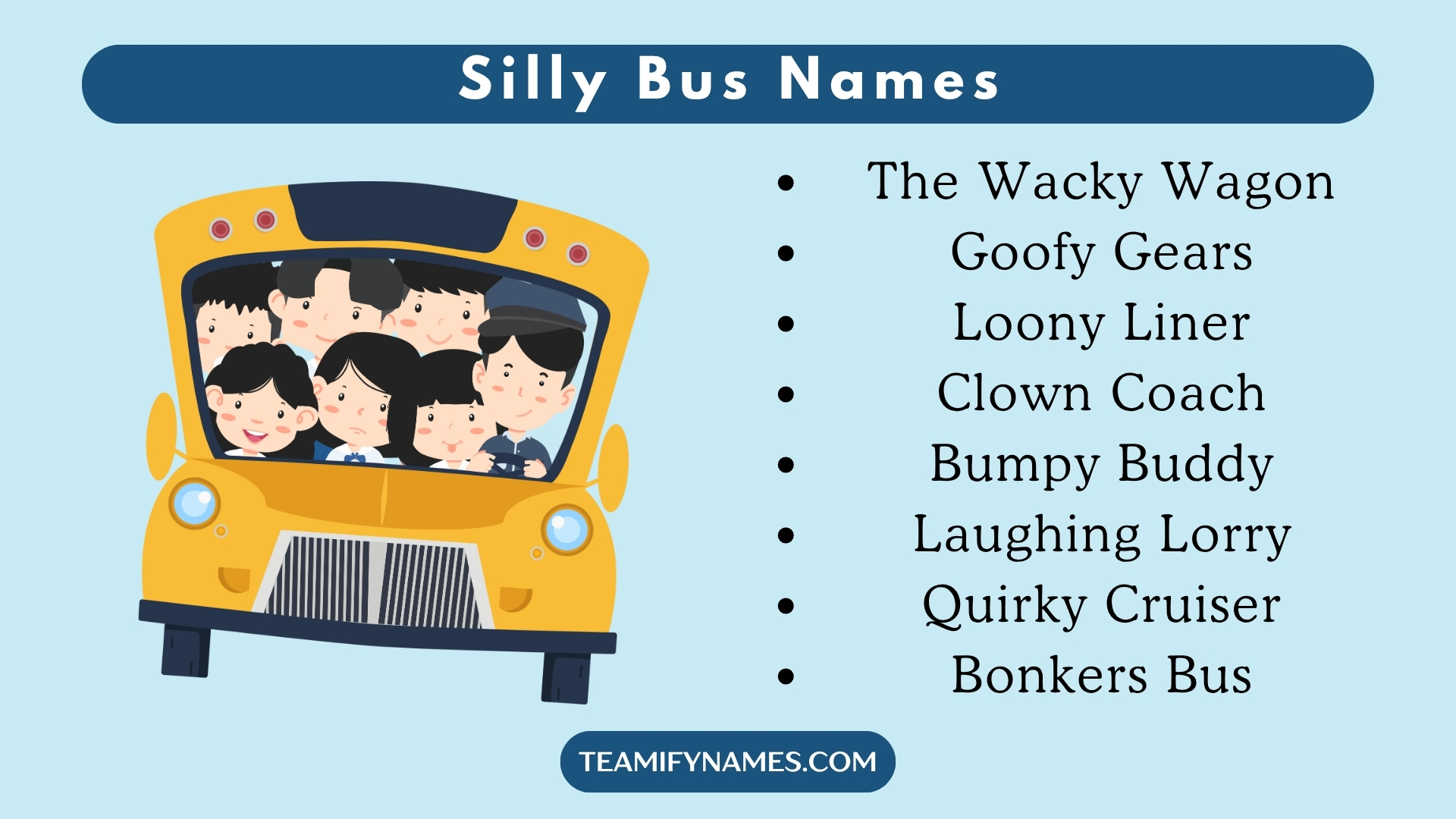 Silly Bus Names