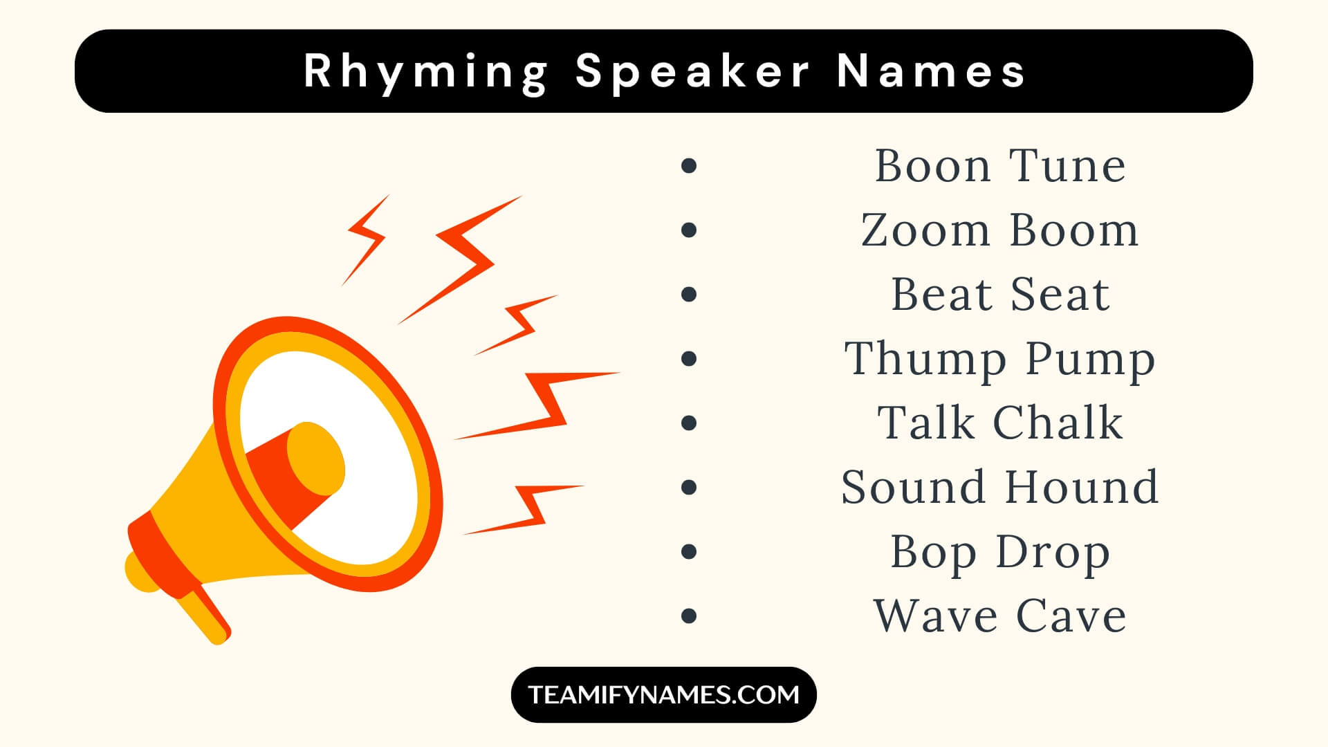 Rhyming Speaker Names