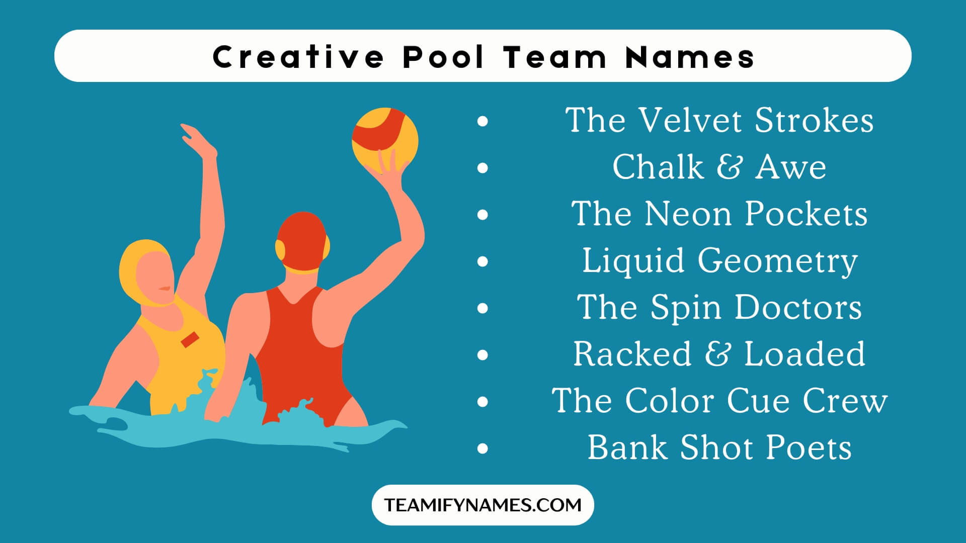 Creative Pool Team Names