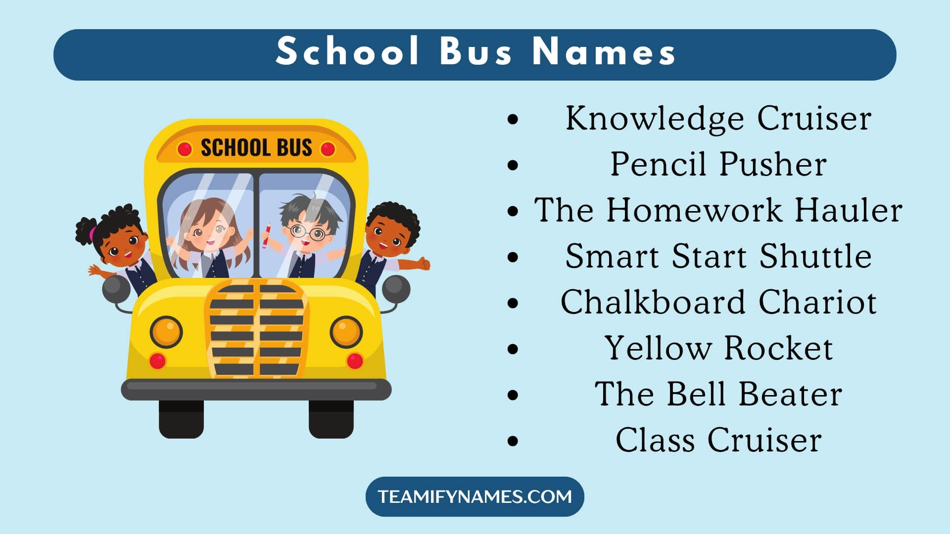 School Bus Names