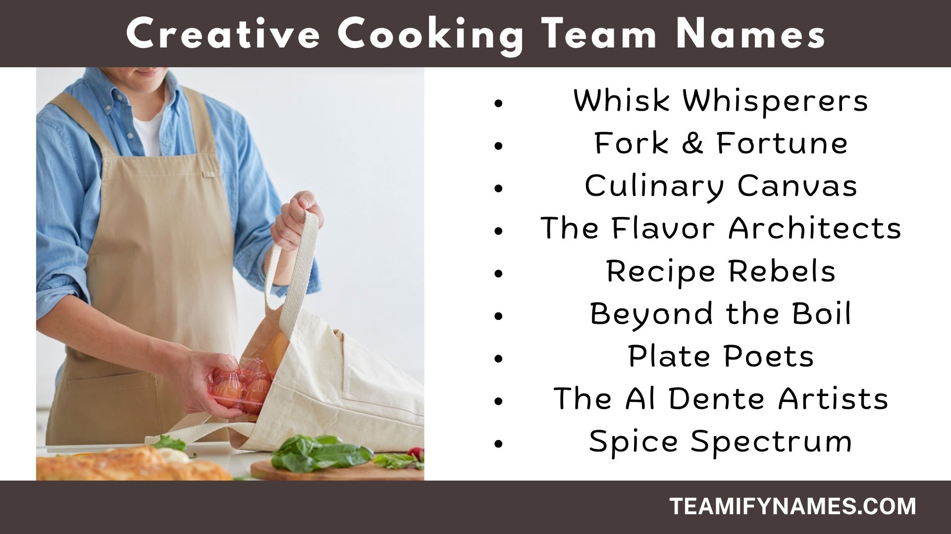 Creative Cooking Team Names