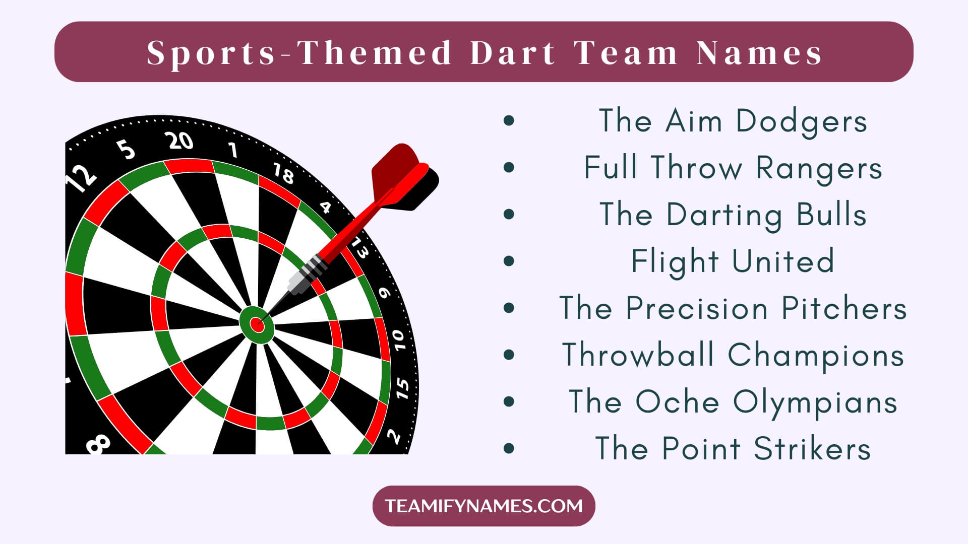 Sports-Themed Dart Team Names
