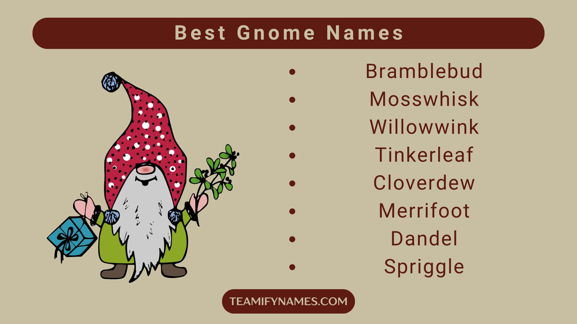 Best Gnome Names
