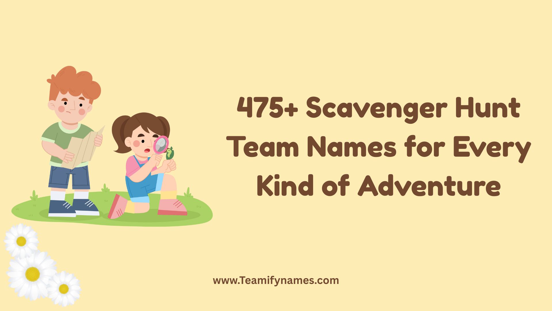 475+ Scavenger Hunt Team Names for Every Kind of Adventure