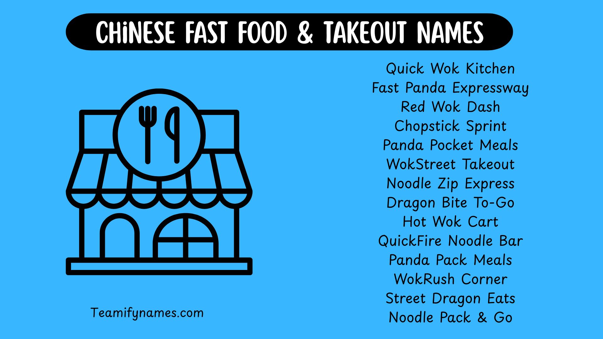 Chinese Restaurant Names